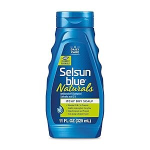 [SnS, AC] $4.08** | 11-Oz Selsun Blue Naturals Itchy Dry Scalp Antidandruff Shampoo w/ Vitamins B3 & E at Amazon